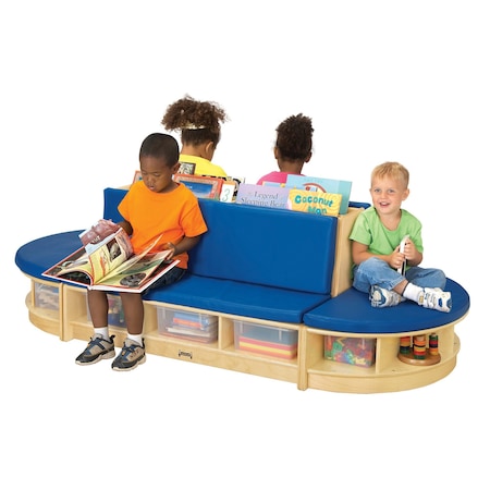 Jonti-Craft Read-a-Round 3 Piece Set, Blue 37680JC